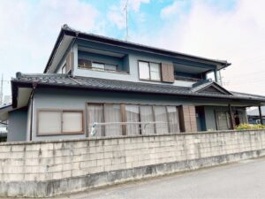 結城市　K様邸　外壁塗装/ミネラルグレイ